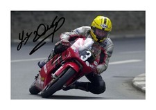 Joey Dunlop 8 A4 reproduction