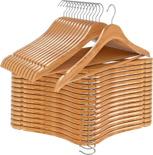 Wooden hangers pack 10 - hangers,