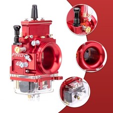 Motorcycle 38mm Carburetor CNC PRO Carb for 2 Stroke Dirt Bike ATV Replacement