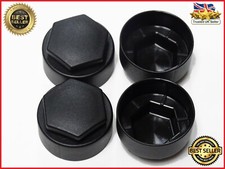 LOCKING WHEEL NUT COVERS FOR VAUXHALL ASTRA MOKKA INSIGNIA ZAFIRA CAPS BLACK x4