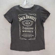 Jack Daniels Tennessee Whiskey Graphic Tee Lucky Brand T Shirt Women Top Size XS