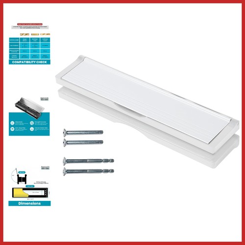 Door letter box with - 12",