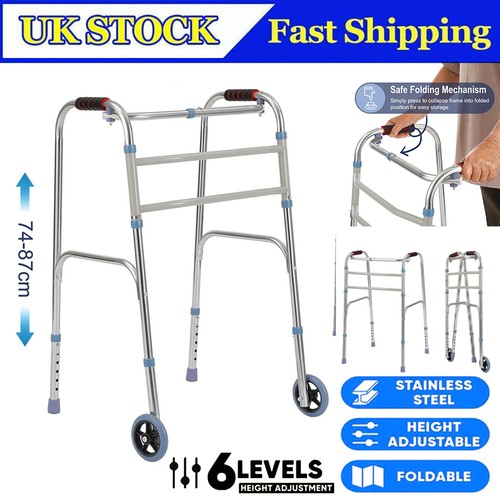 Folding walking frame - folding,