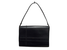 Tanner Krolle Black Leather Women’s Shoulder Bag Vintage Designer Handbag