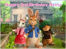 PETER RABBIT EDIBLE ICING CAKE