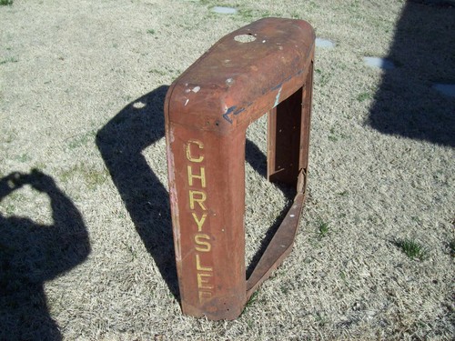 Vintage chrysler metal sign - chrysler,