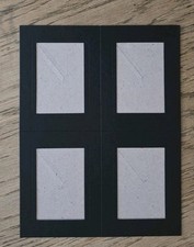 Cardboard Strut Photo Mount 3.5" x 2.5" pack of 10 (4up) 