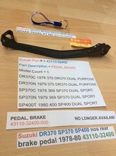 SUZUKI SP370 SP400 DR370 NOS