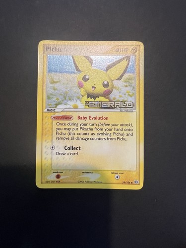 Pokemon pichu 106 - pichu, ex