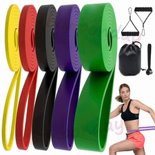 Pull Up Resistance Bands Heavy Duty Set Assisted Exercise Tube Home Gym Fitness