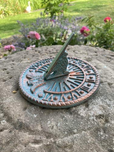 Small blue metal cast - metal, iron