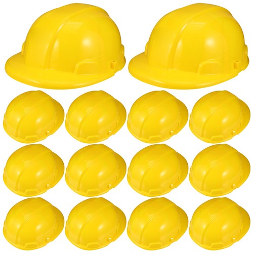 Yellow plastic toy hard - hard, hat