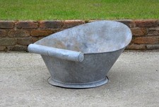 Vintage old galvanised hip