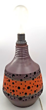Large Fat Lava Design Lamp Lamp Base 70s West Germany Vintage 42 Cm Rare