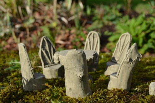 Fairy garden table - garden,