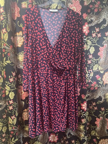 Oasis heart print dress - heart,