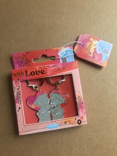 Matching enamel keyring - set, by