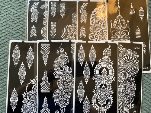 New henna stencils mehndi - henna,