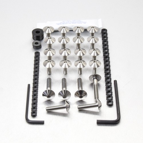 Stainless steel fairing kit - stainless,