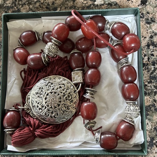Giant prayer worry - prayer/worry, beads.