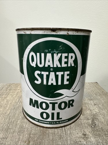 Vintage quaker state motor oil - state,