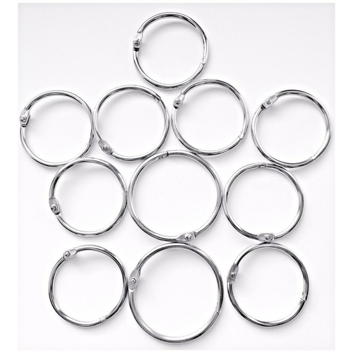 Metal hinged ring book binder - metal,