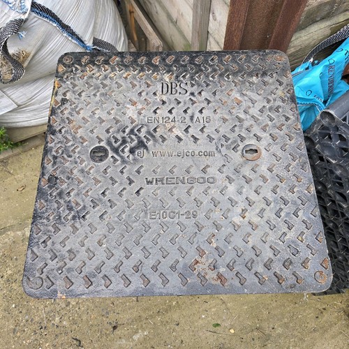 Ductile iron manhole drain - manhole,