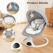 Bluetooth Electric Baby Swing