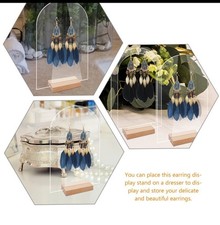 6 Pcs Earrings Display Stand Miss Rack for Selling Desktop Holder