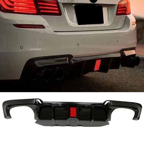 Black rear bumper diffuser - rear,