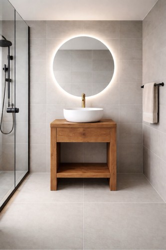Solid wood bathroom vanity - solid,