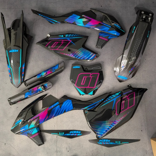 Graphics plastic kit ktm - &,