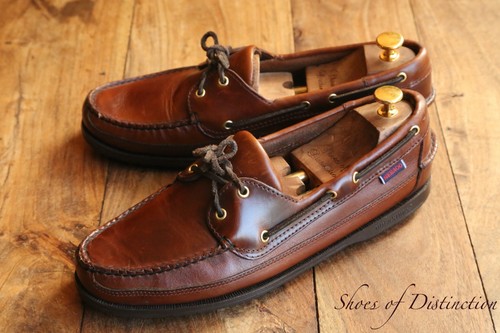 Sebago tan brown leather - brown, boat