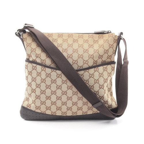 Gucci shoulder bag brown - gucci, gg