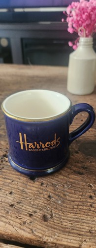 Harrods cobalt blue small mug - cobalt,