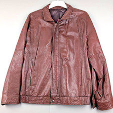 Manhattan Leather Jacket Mens