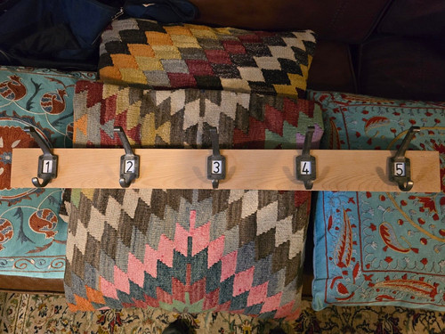 School style coat rack with - rack,