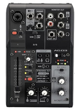 YAMAHA Live Streaming Mixer 3 Channel Black AG03MK2 NEW