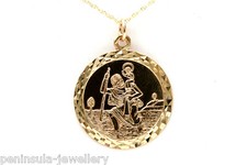 9ct Gold St Christopher 19mm