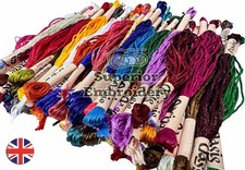 50 Silk Skeins Oasis Large Art Silk / Rayon Stranded Embroidery Threads 