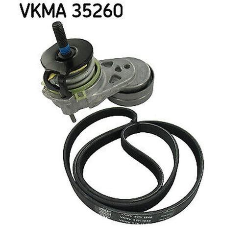 Ribbed belt set skf - skf, vkma