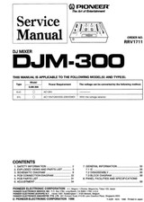 PIONEER DJM300 - SERVICE