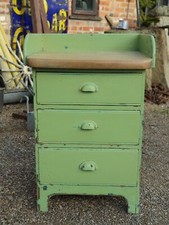 Antique Green Pine Washstand