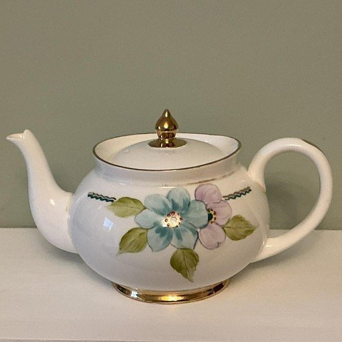 Aynsley floral teapot - floral,