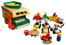 Vintage Little People Fisher Price Camper Car Vehicle Rare Figure Bundle 70s 80s