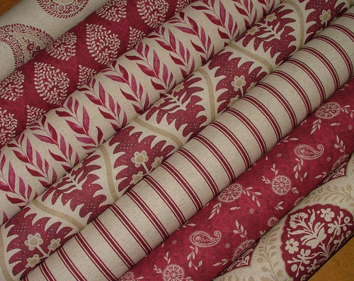 Linen blend curtain fabric - blend,