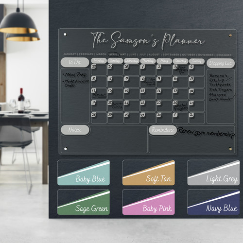 Personalised family planner - personalised,