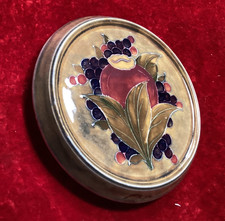 Rare William Moorcroft signed Pomegranate pot Stand dated 1913