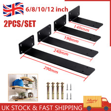 2x Floating Shelf Brackets