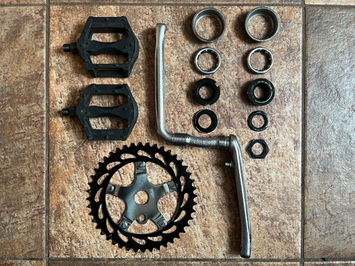 Vintage crank pedals 44t - pedals,,